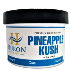 Huron Hemp - CBD Flower - Pineapple Kush 0.5oz - Relaxing Effects